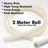 2m Roll of Silicone Tubing (10mm ID x 15mm OD)
