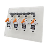 4 Way 8mm In-Line Regulator Manifold Board Kit