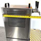 Benchy - Carbon - Double Taps Bench Top Keg Dispenser (Stainless FC Taps)12v/ 24v/240V