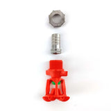 Low Volume CIP Spinning Spray Rotor (stainless swivel nut and barb)