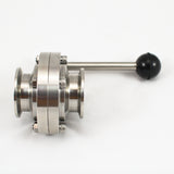 1.5" Tri Clamp butterfly valve