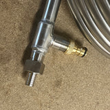 Coolossus - Passivated Stainless Steel Counter Flow Chiller Heat Exchanger