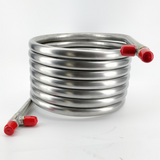 Coolossus - Passivated Stainless Steel Counter Flow Chiller Heat Exchanger