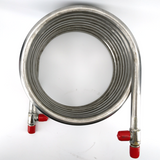 Coolossus - Passivated Stainless Steel Counter Flow Chiller Heat Exchanger