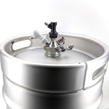 Ball Lock Tapping Head to 2 Inch Tri-Clover (Commercial Keg Adaptor)