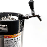 Ball Lock Disconnect (Black/Liquid) - with Integrated Tap Shank and Collar