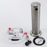 Nukatap Stainless Steel Beer Tower single tap kit
