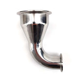 3 Inch TC to 1.5 Inch Tri-clamp Reducing Elbow