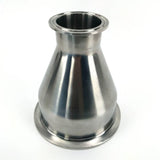4 Inch to 2 Inch Tri Clover Concentric Reducer for Kegmenter - Still Attachment