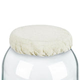 Reusable Linen Kombucha Jar Covers 4" - 5" Jar Mouths