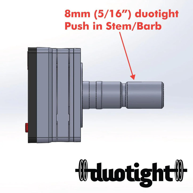Digital Illuminated Mini Gauge Dial 8mm push-in