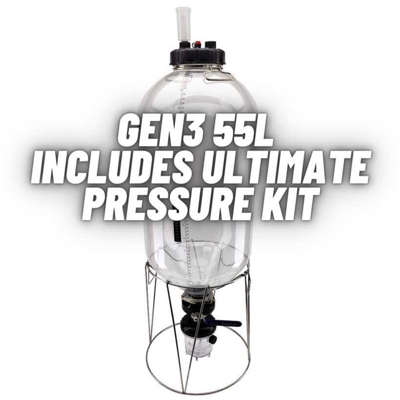 Fermzilla 55L Gen3 TRI-CONICAL Starter Kit AND Ultimate Pressure Kit