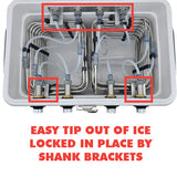 Four Tap SS Jockey Box - Stainless Steel Coils - With Optional Taps