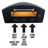 PREORDER! SALE! HIZO NEO - E13 Electric Pizza Oven - Stealth Black