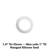 1.5 inch TC - Flanged Silicone Gasket Seal