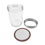 Haul Wide Mouth - 500mL - Pint Mason Jars & Lids