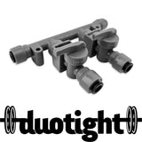 8mm (5/16) duotight x 2 Way Manifold with Check Valves & Isolation Valves