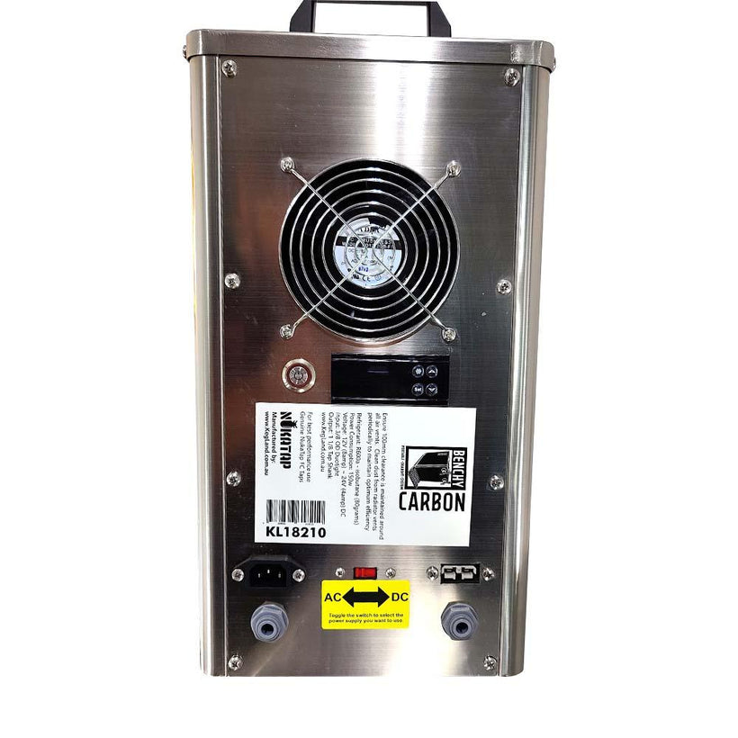 Benchy - Carbon - Double Taps Bench Top Keg Dispenser (Stainless FC Taps)12v/ 24v/240V
