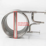 Coolossus Gen2.1 - Passivated Stainless Steel Counterflow Chiller - Tri Clamp