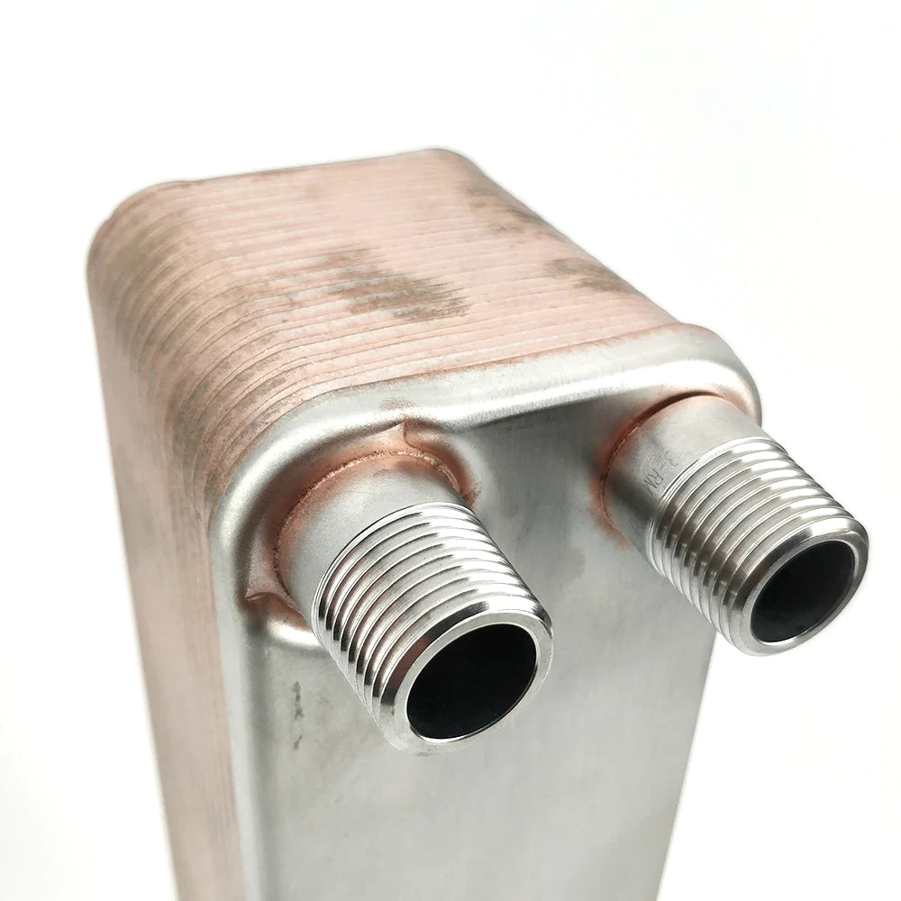 Chillout Threaded MKIV Counterflow Plate Heat Exchanger (30 plate) 1/2 –  BrewKegTap