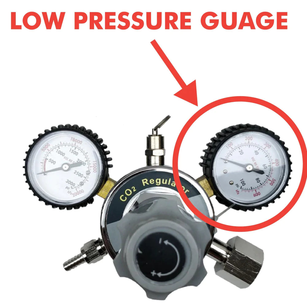 thumbnail image 2 of Kegland Mark 4 CO2 Primary Gas Regulator MK4 - Duotight Pushfit Outlet, 9mm, With PRV & Rubber Guards, KL07429 2 of 3