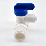 RO Filter System Diverter Valve duotight 6.35mm (1/4') + Male & Female Faucet Adapter