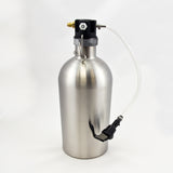 Growler dispense fitting