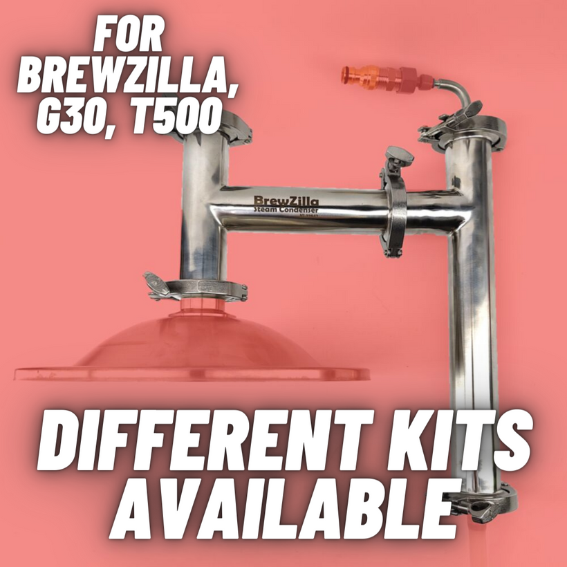 BrewZilla 2" Tri-Clover Steam Condenser Set