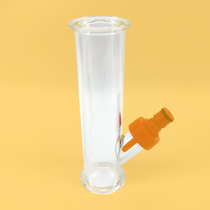 1.5" Tri-Clover - Hop Bong - Sight Glass with Black Bottle Cap